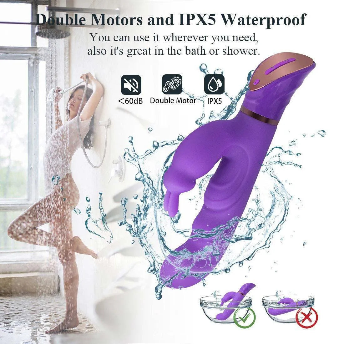 Large Size Rabbit Vibrator for Women