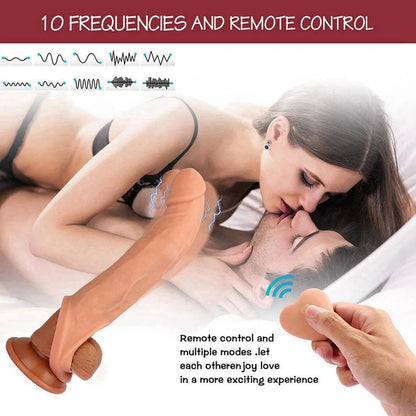 Remote Control Silicone Vibrating Penis Sleeve