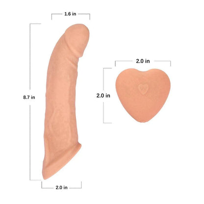 Remote Control Silicone Vibrating Penis Sleeve