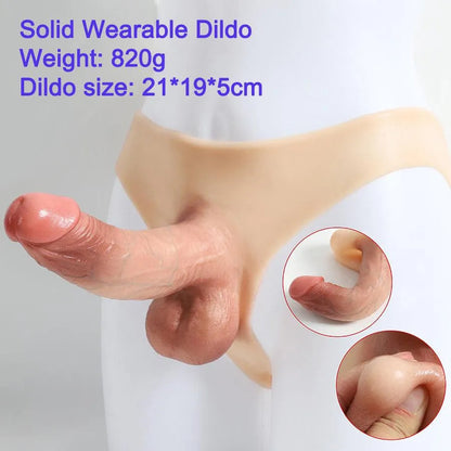 Same Sex Realistic Strapon Dildo